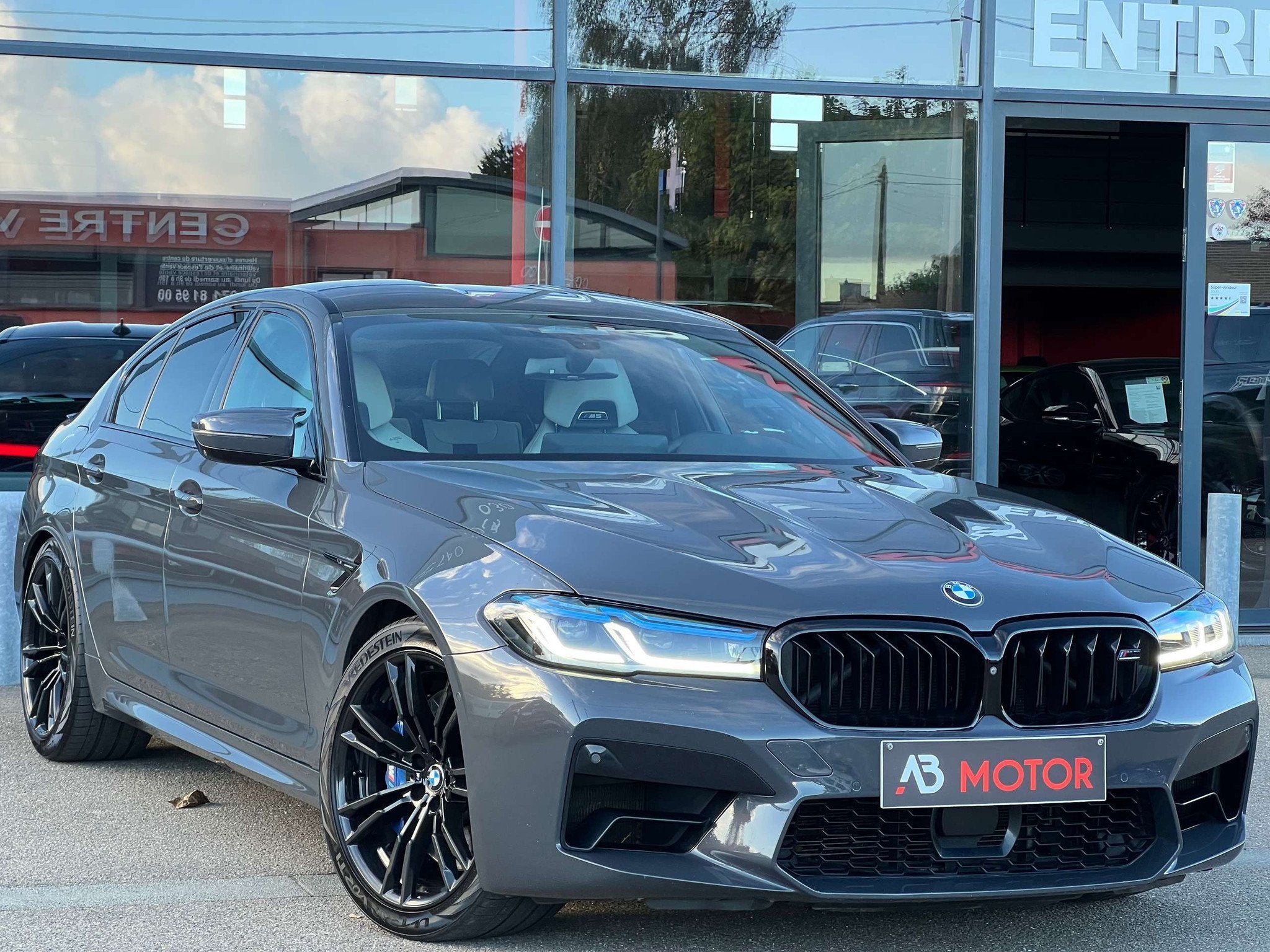 BMW M5 M5 4.4AS V8 Competition 625CV CARBON LASER FULL OPTIO, Autos, Argent ou Gris, Entreprise, Ordinateur de bord, Automatique