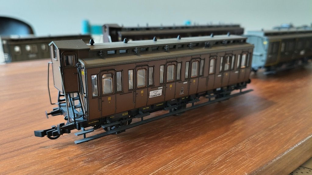 Fleischmann H0 KPEV Prussian 3rd class coach, Hobby en Vrije tijd, Modeltreinen | H0, Ophalen, Gelijkstroom, Fleischmann, Wagon