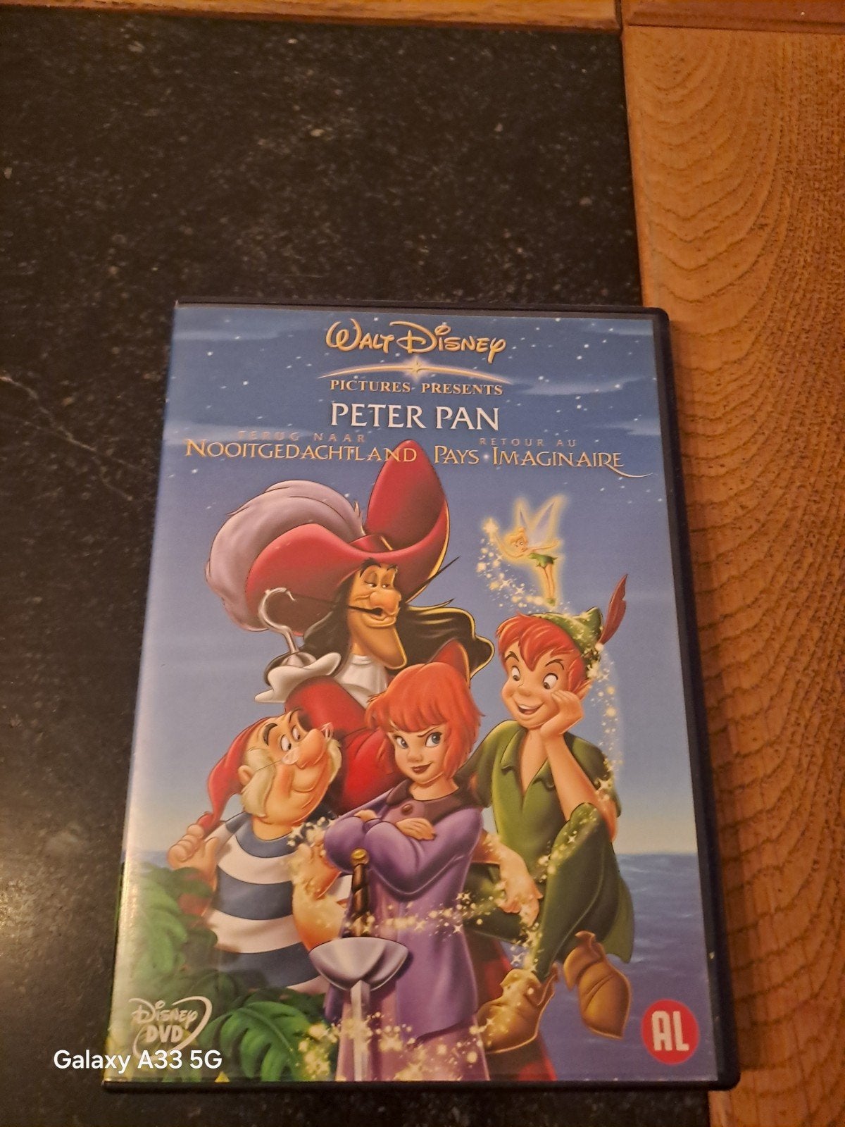 peter pan, Ophalen