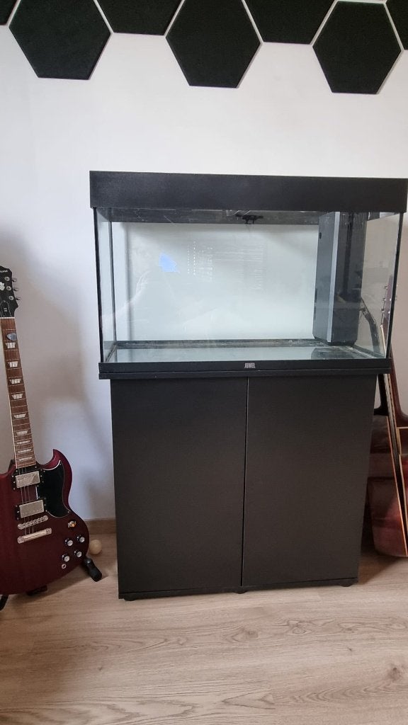 Juwel Rio 125 aquarium + bijpassende kast – zwart – 125L, Animaux & Accessoires, Poissons | Aquariums & Accessoires, Meuble d'aquarium