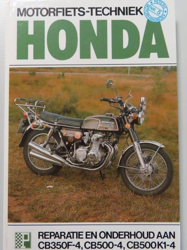werkplaatshandboek HONDA CB350F-4, CB500-4, CB500K1-4 *NIEUW, Motoren, Ophalen of Verzenden, Honda