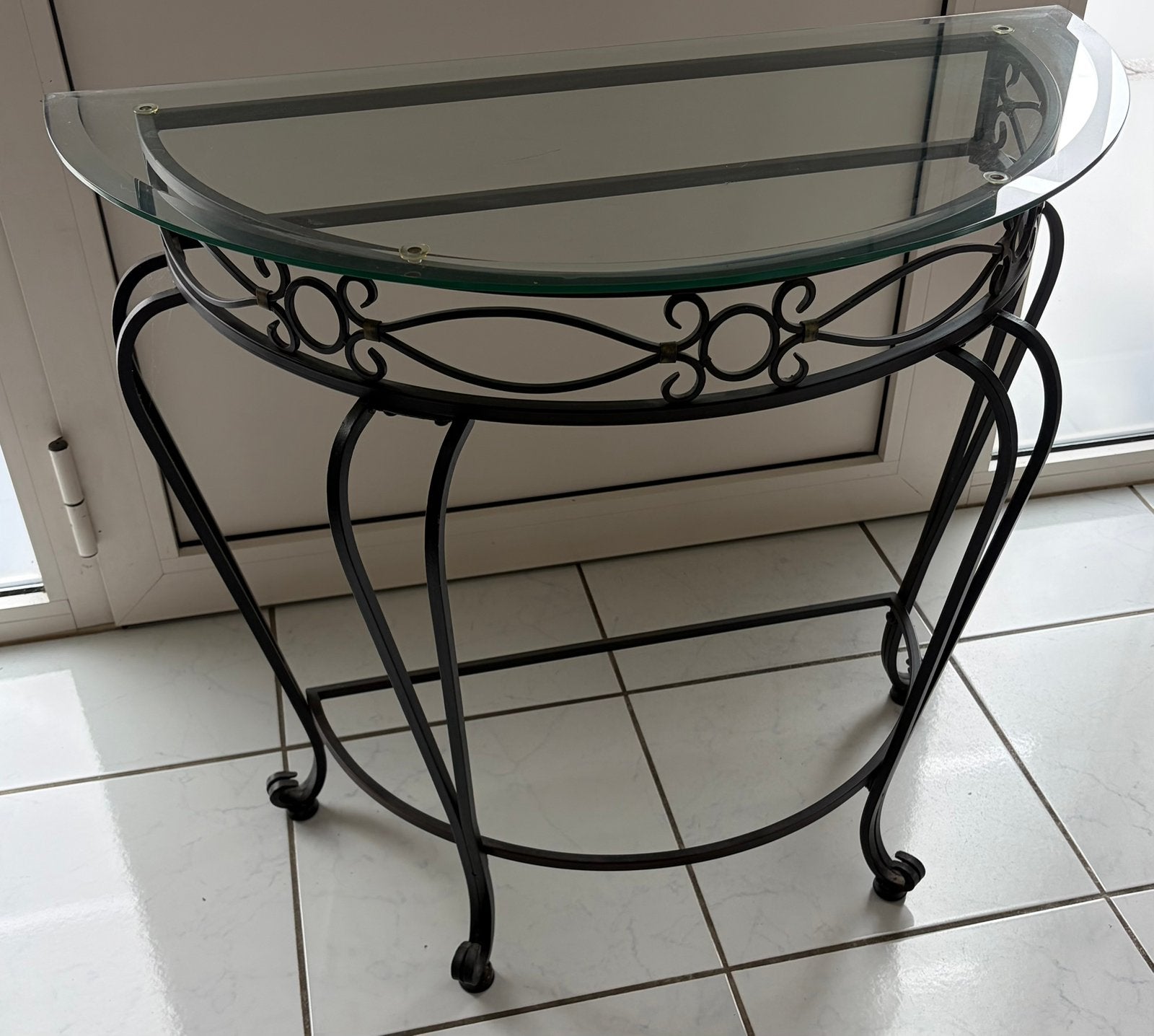 Tafeltje, Ophalen, Zo goed als nieuw, Overige vormen, Metaal of Aluminium