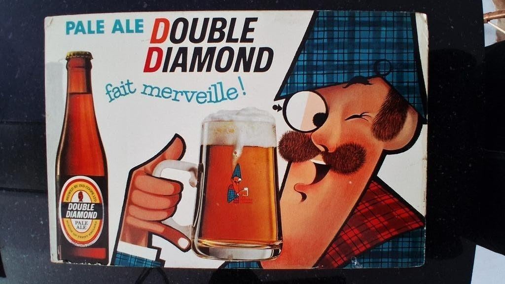 Vintage karton reclamebord Pale Ale., Verzamelen, Merken en Reclamevoorwerpen, Ophalen of Verzenden, Reclamebord