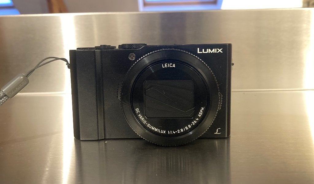 Camera - Panasonic Lumix DMC LX-15 + toebehoren, Ophalen, Accu, Panasonic, Handmatige focus