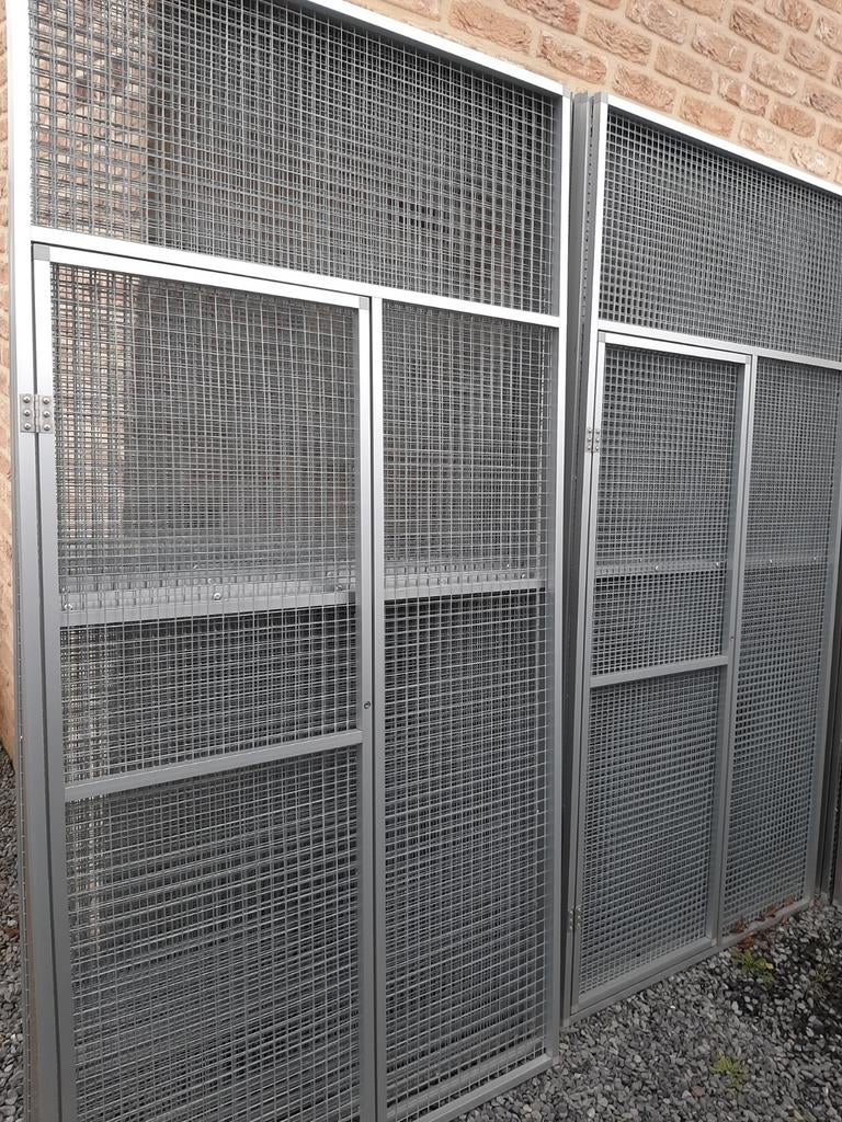ALUMINIUM PAPEGAAIEN-VOLIÈRE 2 X 1 X 2 . ( NIEUW ), Ophalen, Nieuw, Aluminium, Volière