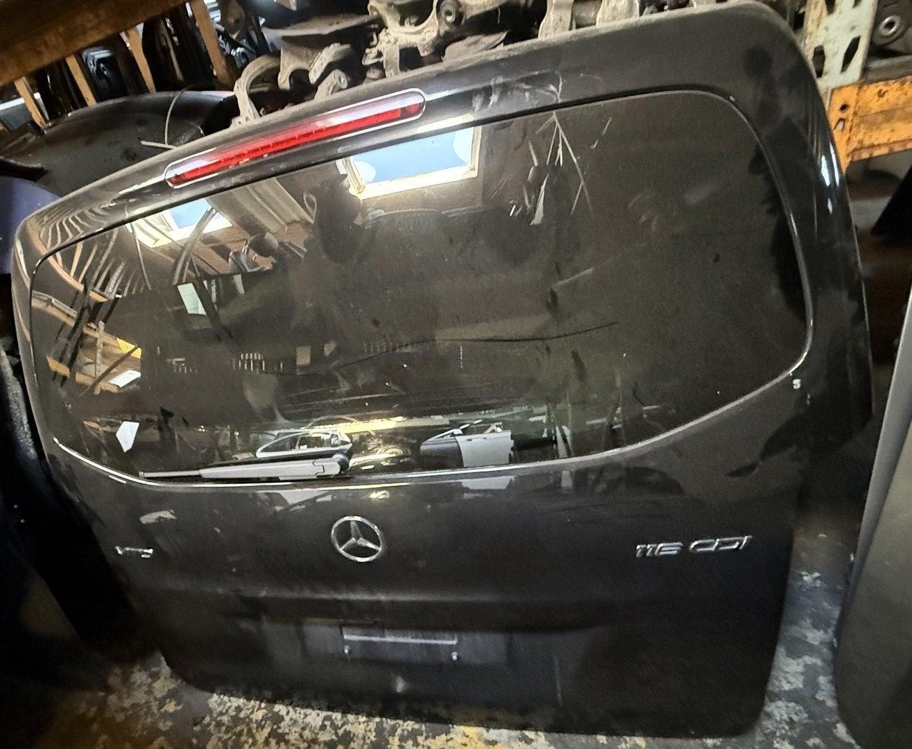 Achterklep Mercedes vito w447 met ruitenwisser en raam, Auto-onderdelen, Gebruikt, Ophalen of Verzenden, Achter, -