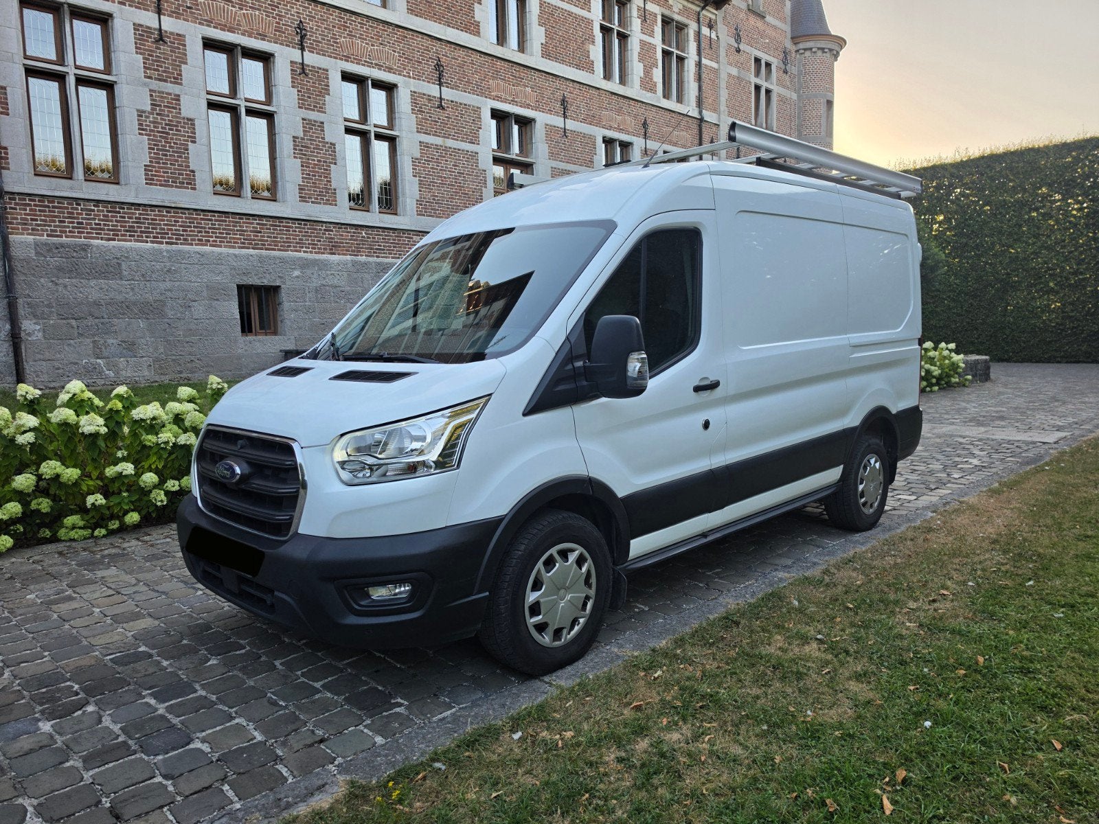 Ford Transit L2H2 Facelift – Automaat – Euro 6d-TEMP - 2021, Stof, 1989 cc, 4 cilinders, Wit