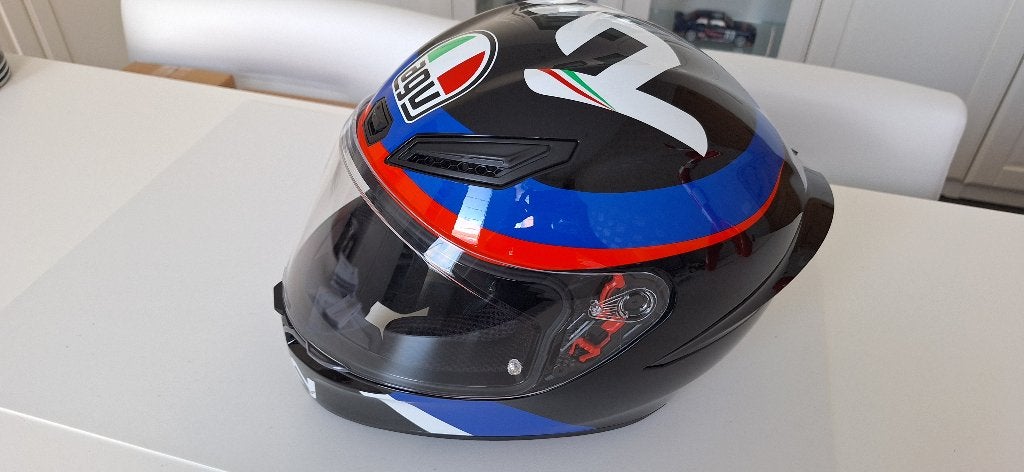 AGV Helm K1 S VR46 Rossi Sky Racing Size M, Motoren, M, Kinderen, Ophalen of Verzenden, Nieuw zonder kaartje