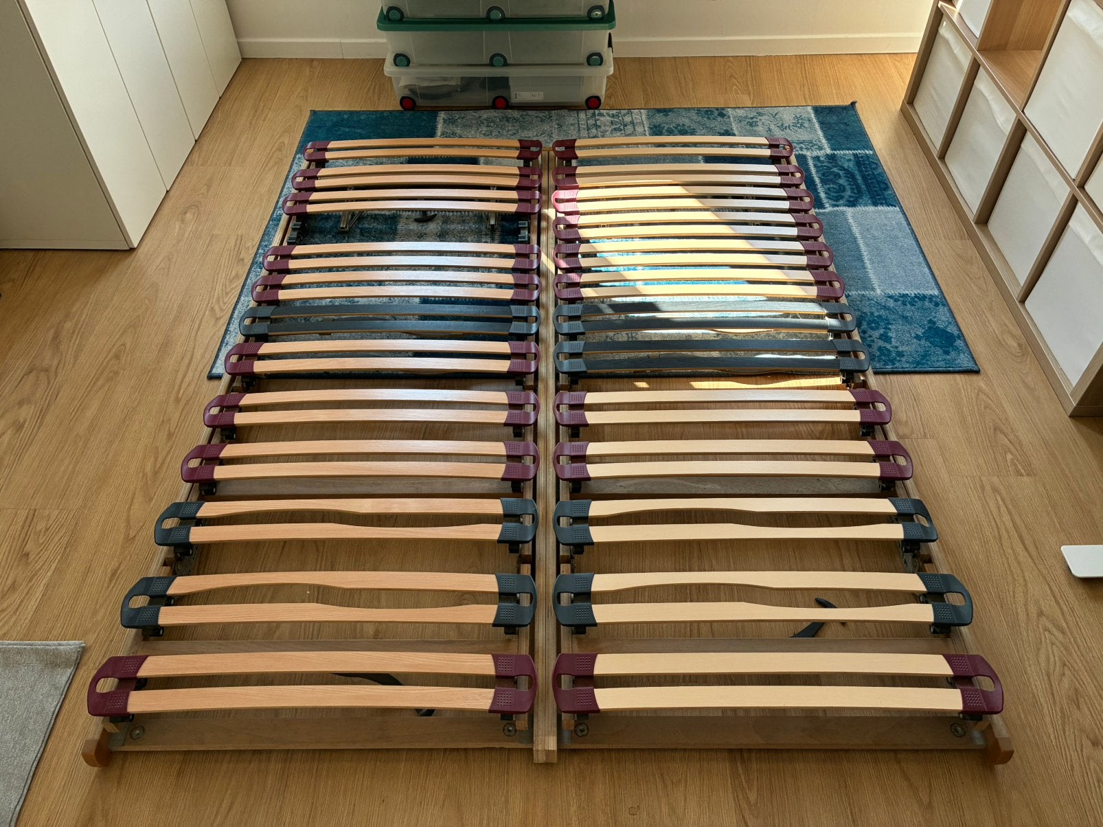 GRATIS - 2 lattenbodems - 80 x 200cm, Huis en Inrichting, Ophalen, Gebruikt, Tweepersoons, 80 cm