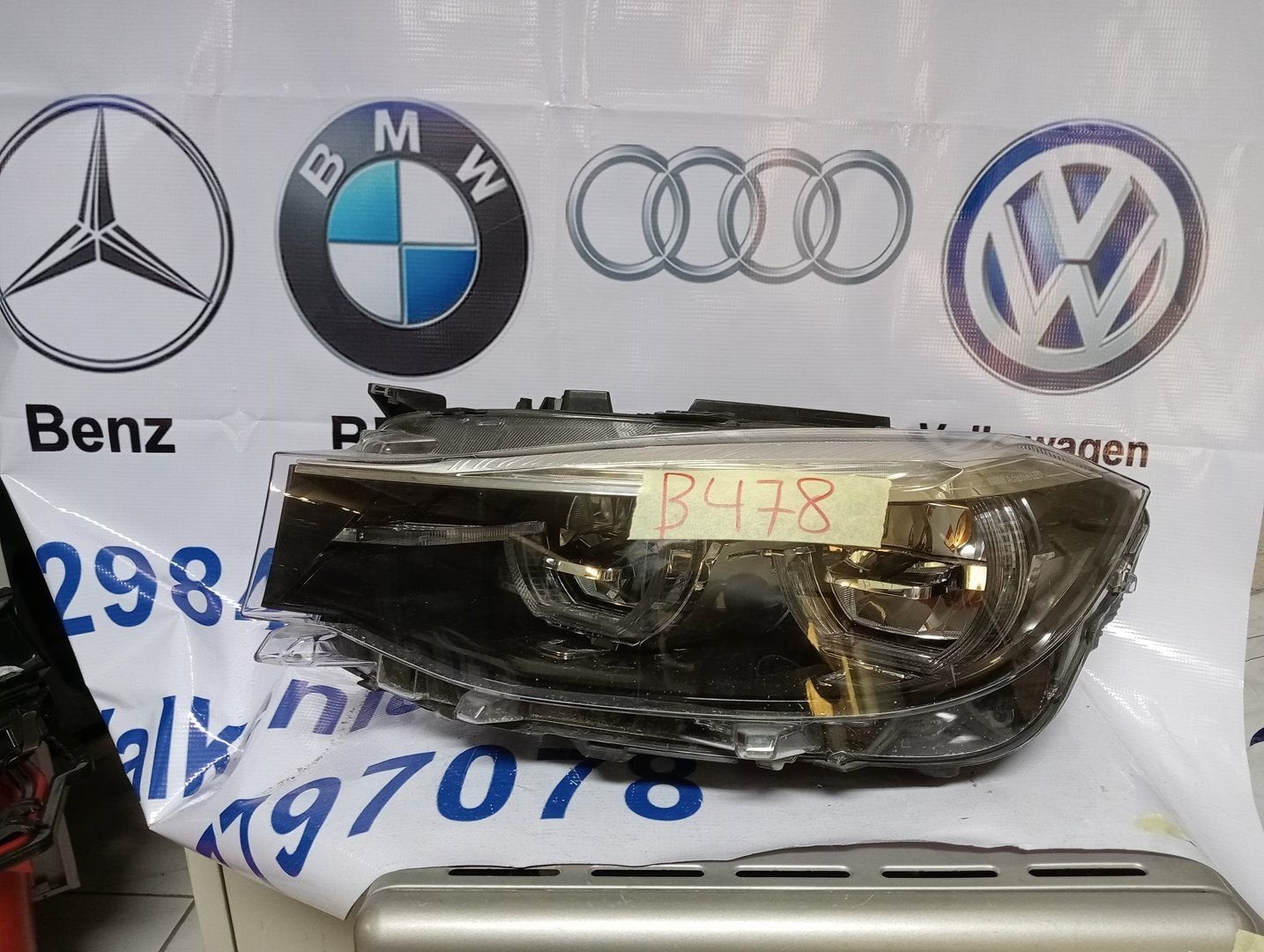 Koplamp BMW 3 GT F34 LCI FACELIFT VOLL LED LINKS ORGINEEL 63, Auto-onderdelen, Gebruikt, -, -, Ophalen of Verzenden