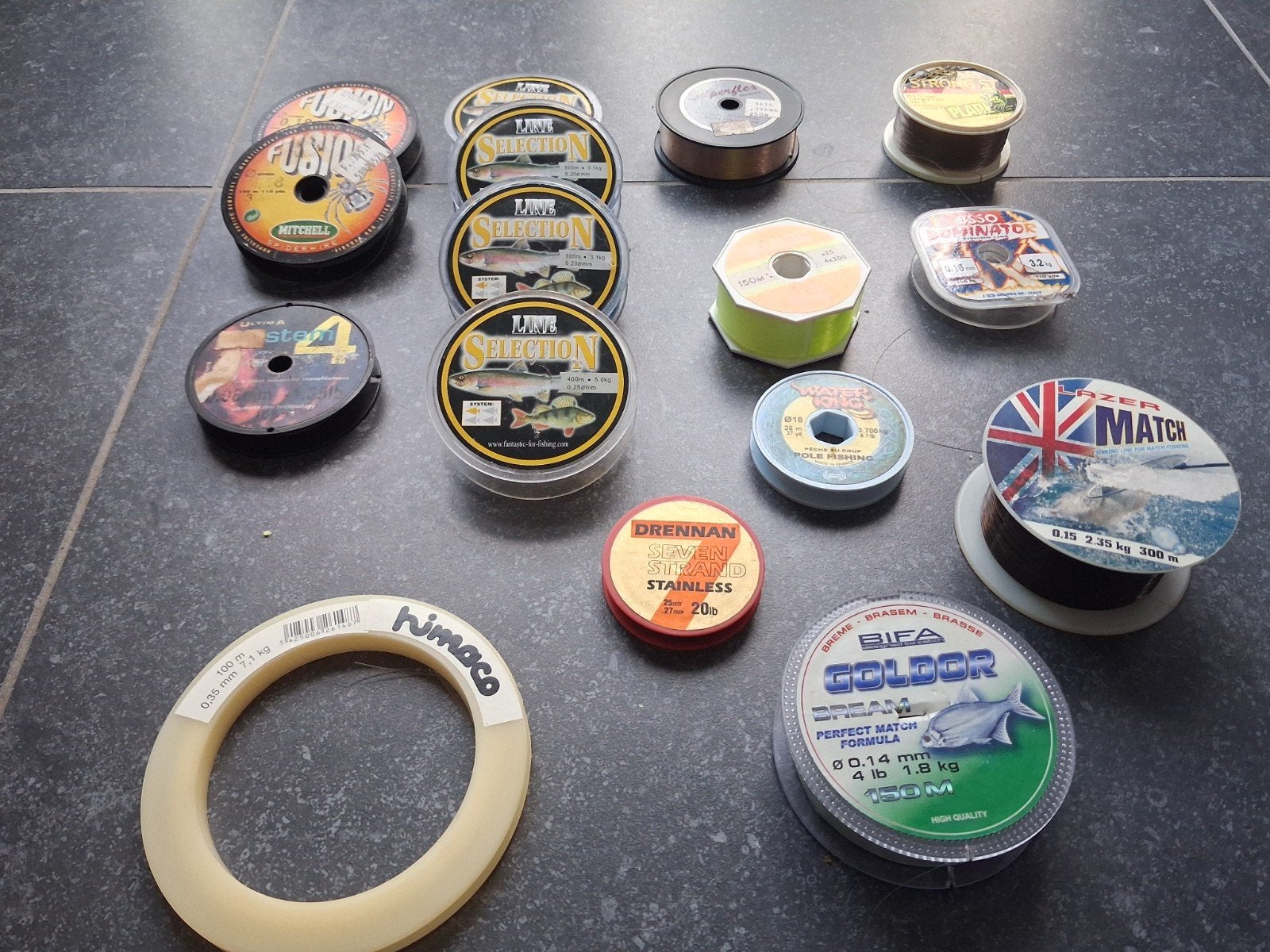 Line Selection for fishing., Watersport en Boten, Ophalen