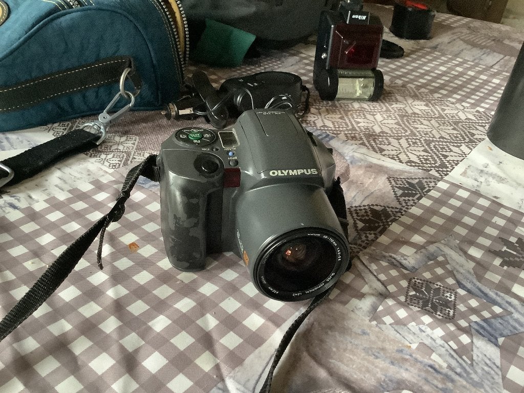 foto toestel + lenzen + film camera voor verzamelaar, Hobby en Vrije tijd, Elektronica-componenten, Ophalen of Verzenden, Gebruikt