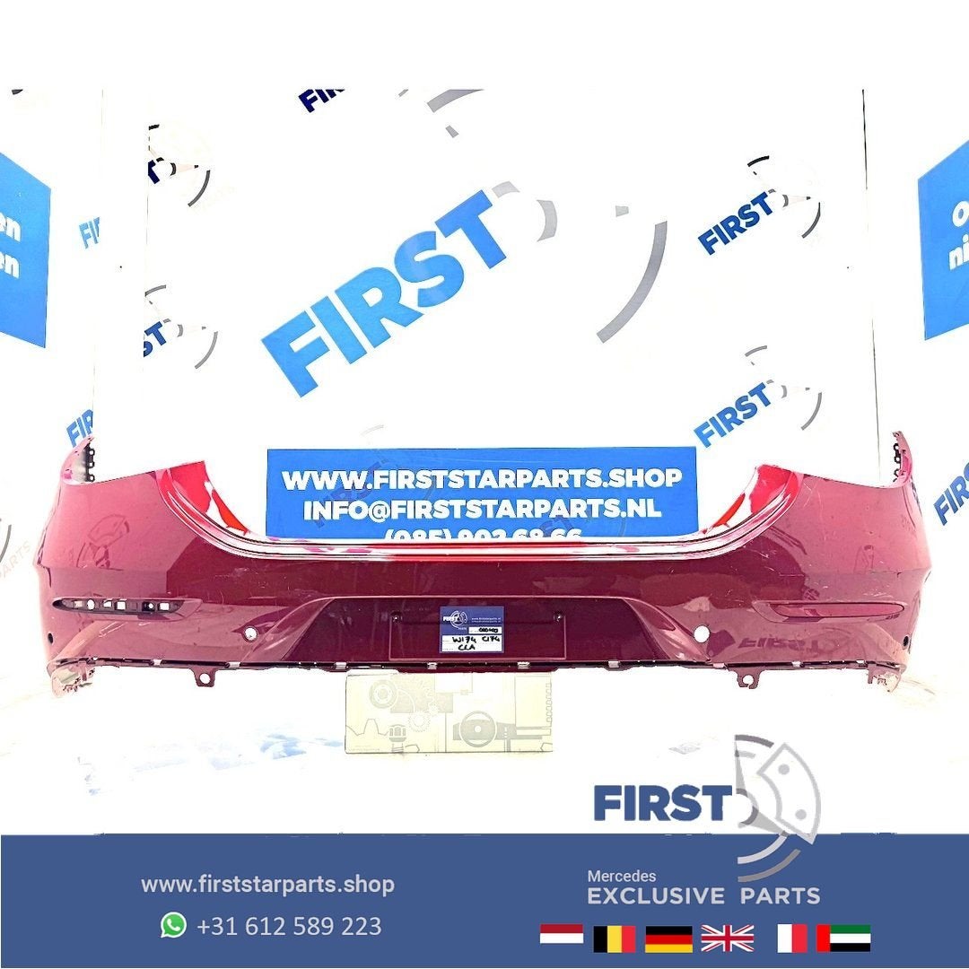 W174 CLA AMG Achterbumper A1748859301 2025-2027 bumper ZWART, Gebruikt, -, Ophalen of Verzenden, Achter