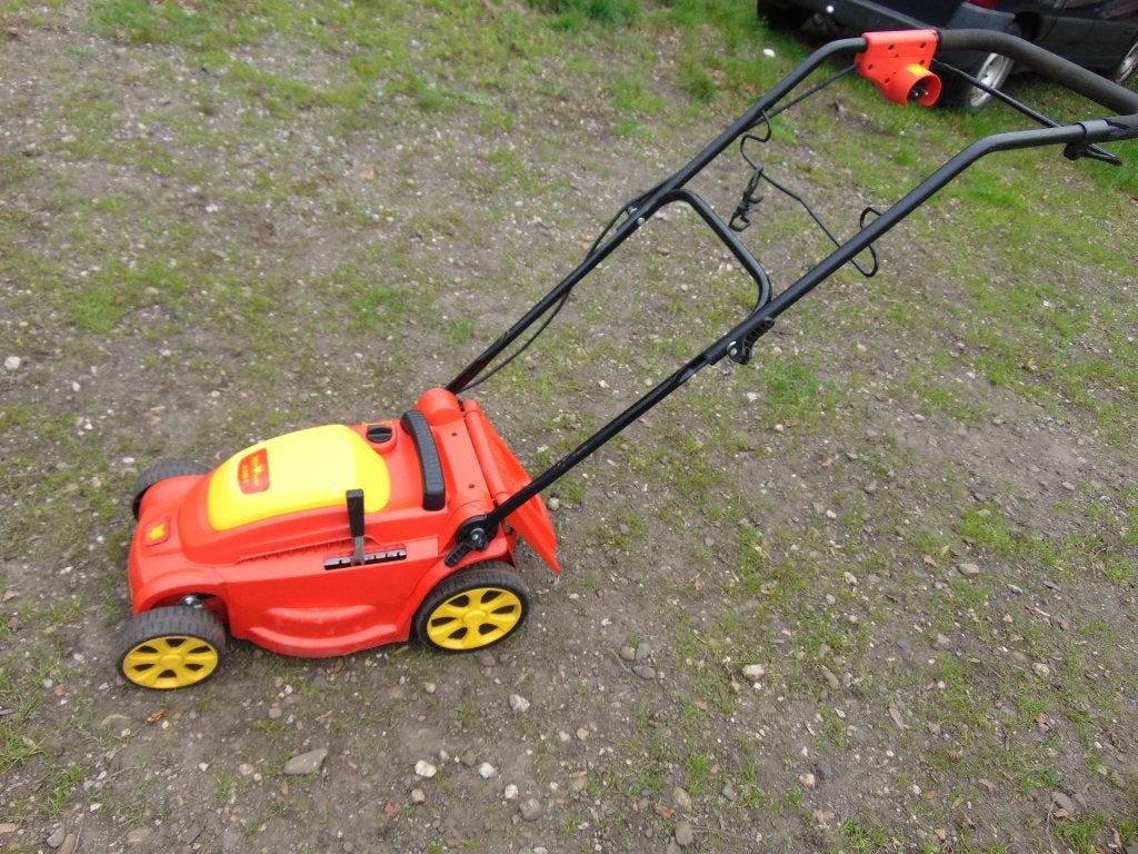 Grasmaaier Wolf 1400 watt, Ophalen, Cirkelmaaier, Gebruikt, Elektrische starter