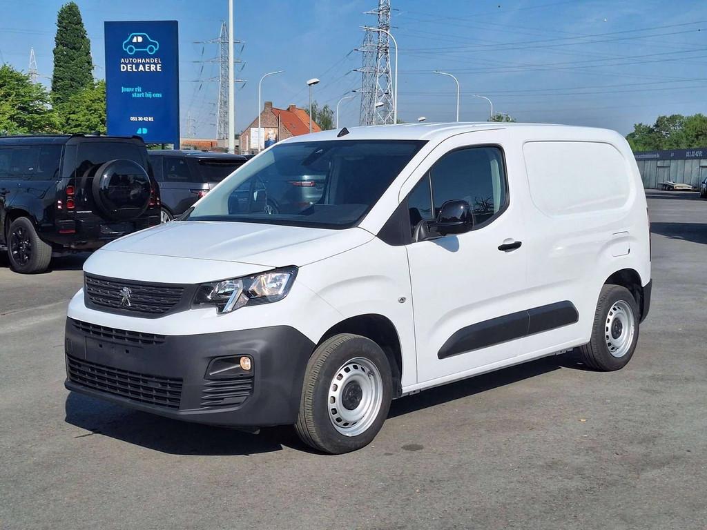 Peugeot Partner 1.5 BlueHDi 26000km 3zit carplay (15289Netto, Auto's, Gebruikt, 4 cilinders, Wit, Bedrijf