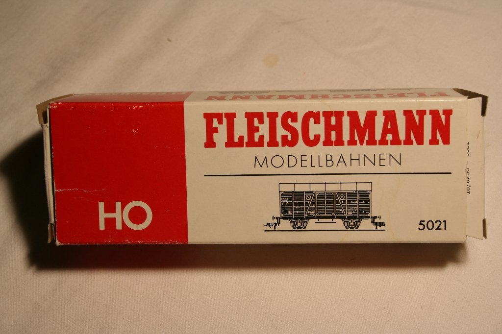 Fleischmann 5021 (HO,DC) Kranzug Gerätewagen DB, Gelijkstroom, Fleischmann, Wagon, Ophalen of Verzenden