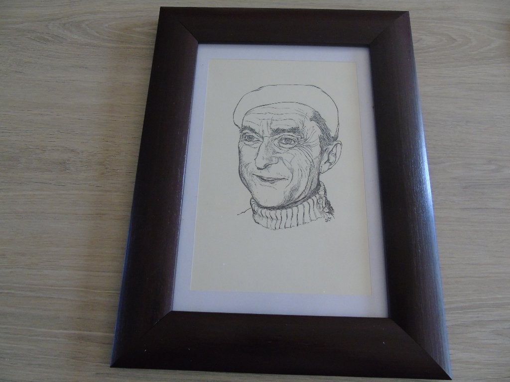 Très belle gravure de Jozef Cantré (1890-1957), Enlèvement, Gravure, Avec monogramme