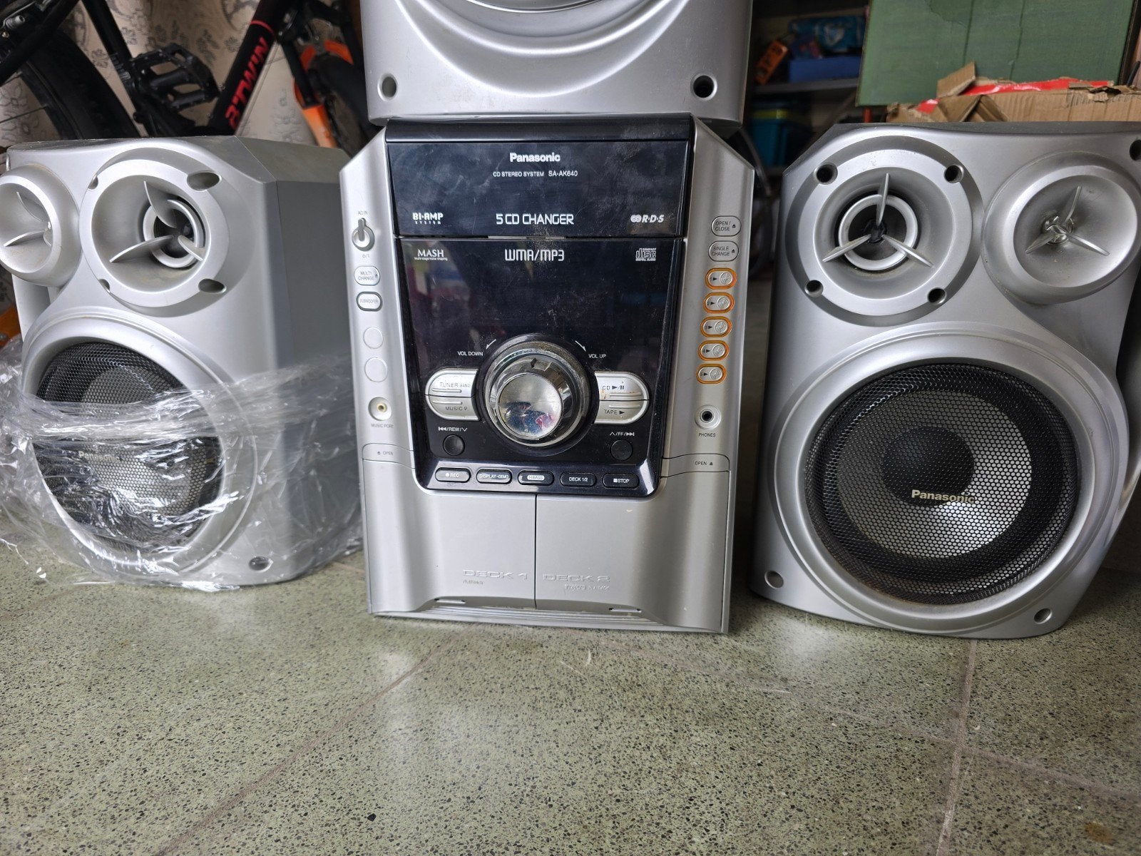 stereo keten, Ophalen, Gebruikt