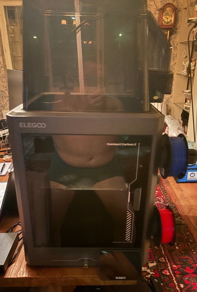 3D printer Elegoo Centauri Carbon 2 als nieuw, Informatique & Logiciels, 3D Imprimantes, Comme neuf, Filament, Wi-Fi intégré, Enlèvement
