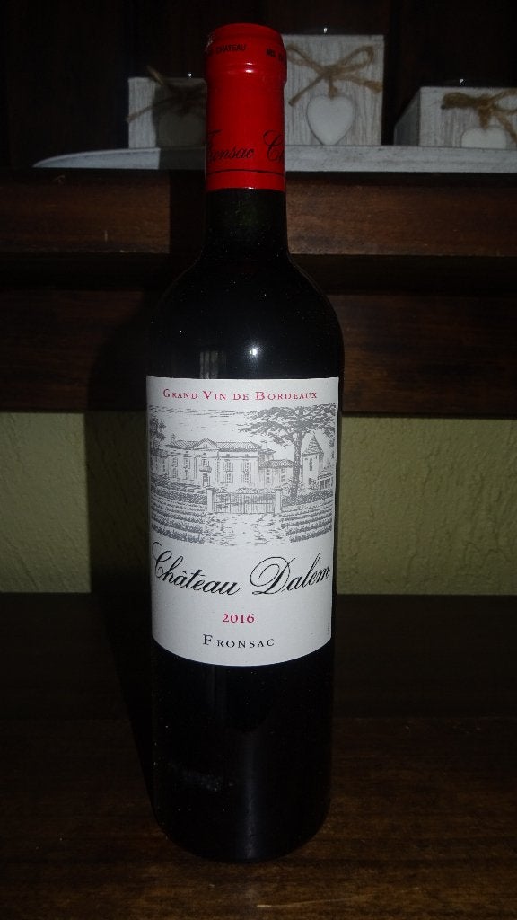 Chateau Dalem Fronsac 2016 Top, Enlèvement ou Envoi, Pleine, Comme neuf, Vin rouge