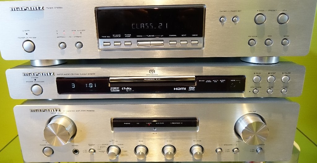 Marantz ens composé de PM6002-ST6000-DV6001, Enlèvement ou Envoi, 60 à 120 watts, Stéréo, Neuf