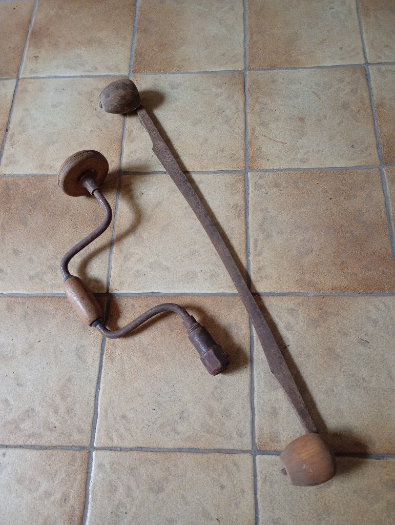 Oud werkmateriaal houtbewerking, Antiek en Kunst, Ophalen