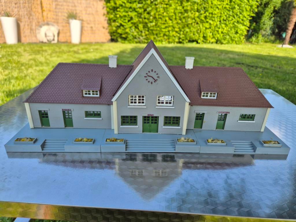 Gare maquette HO, Jouef, Hobby & Loisirs créatifs, Trains miniatures | HO, Enlèvement, Jouef
