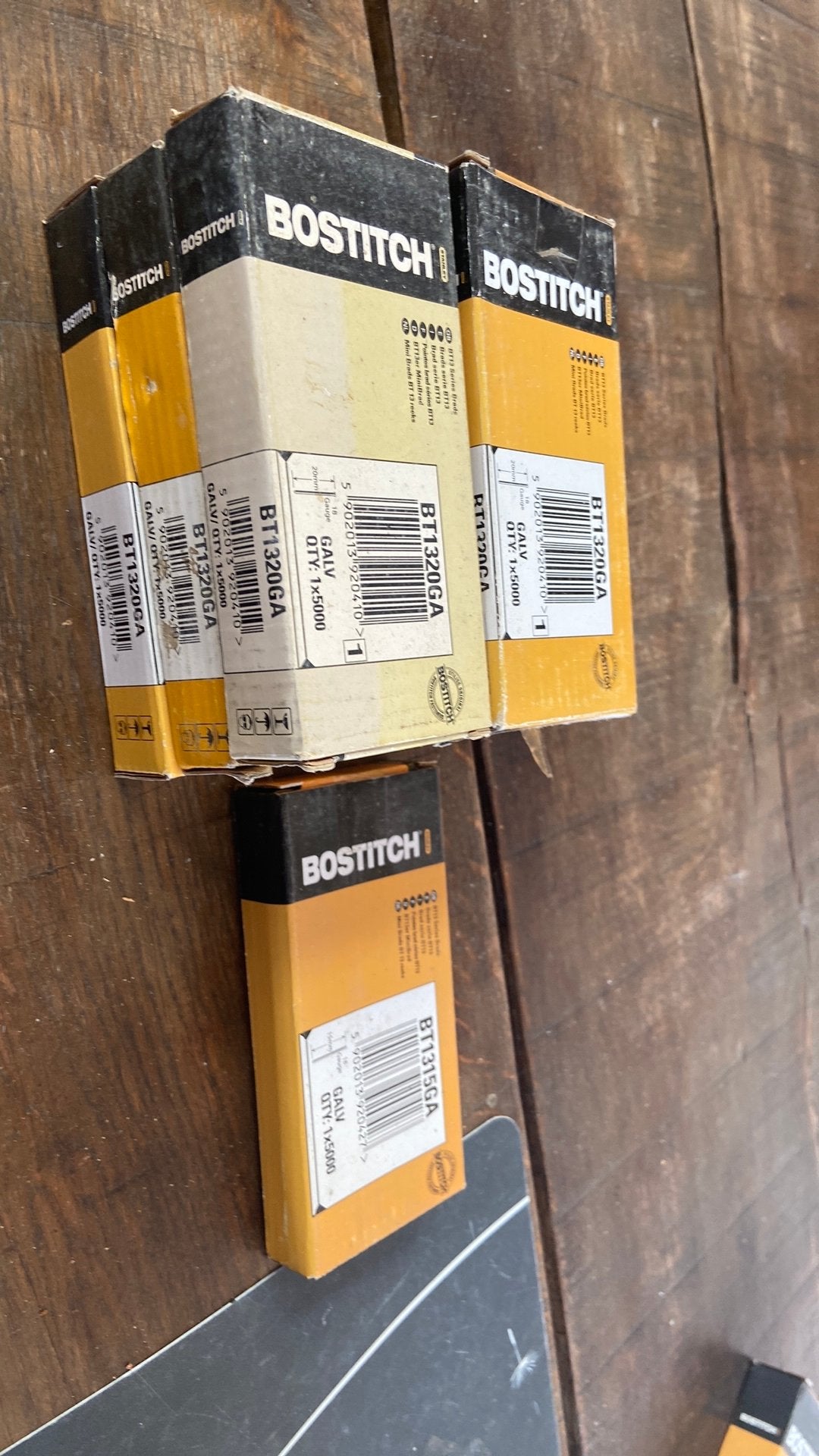 Mini brads BT 13 reeks, Doe-het-zelf en Bouw, Ophalen, Nieuw, Tacker/nietmachine, Stanley