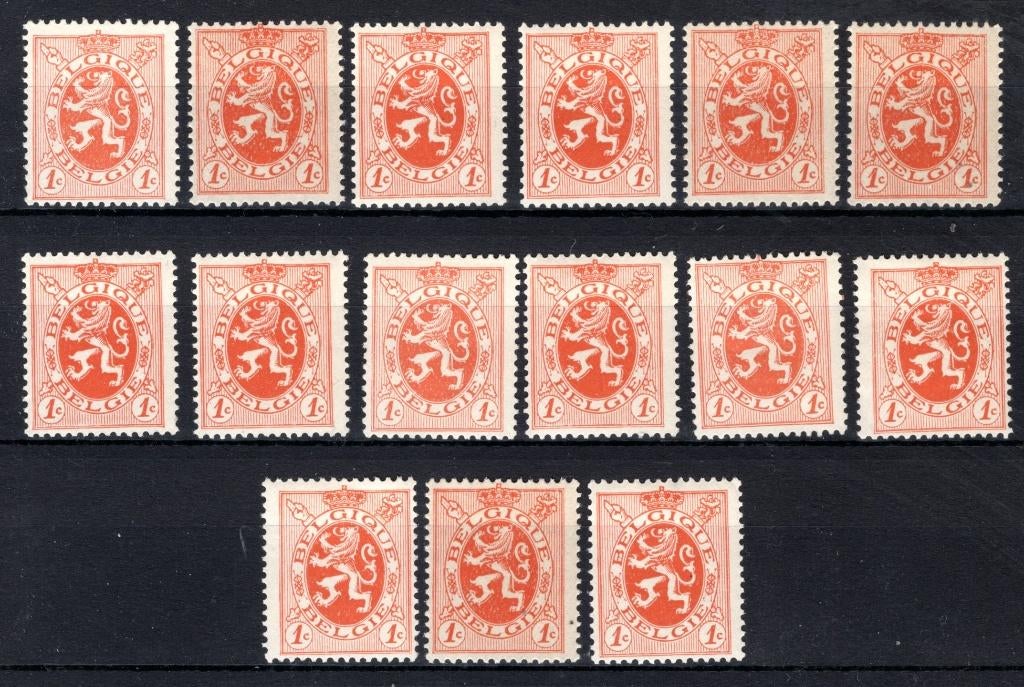 276 MNH 1929 - Lion héraldique (15 pièces), Enlèvement ou Envoi, Non oblitéré, Neuf