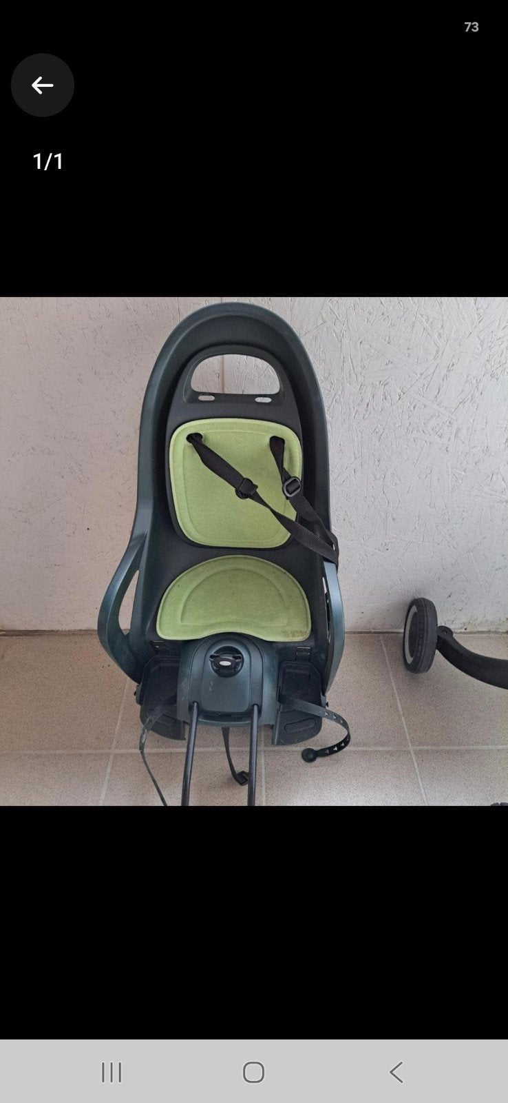 Siège de vélo, DEcathlon, Repose-pieds, Comme neuf, Enlèvement