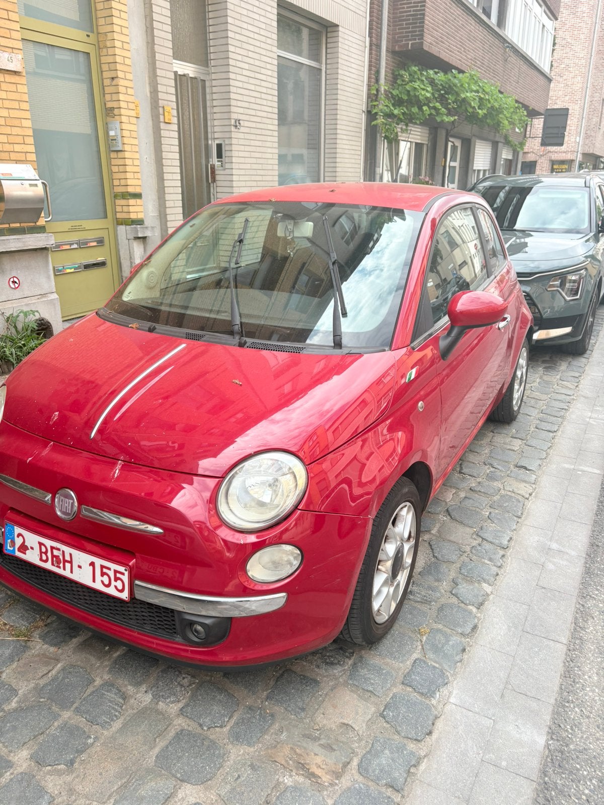 Fiat 500 start moeilijk, Autos, Rouge, Achat, Boîte manuelle, Berline