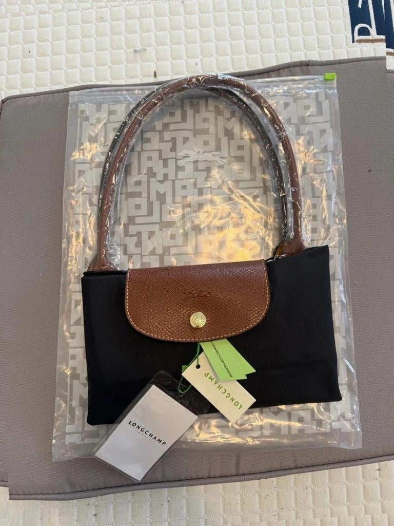 Sac à main Longchamp Le Pliage Original taille L, Envoi, Neuf, Noir, Sac à main