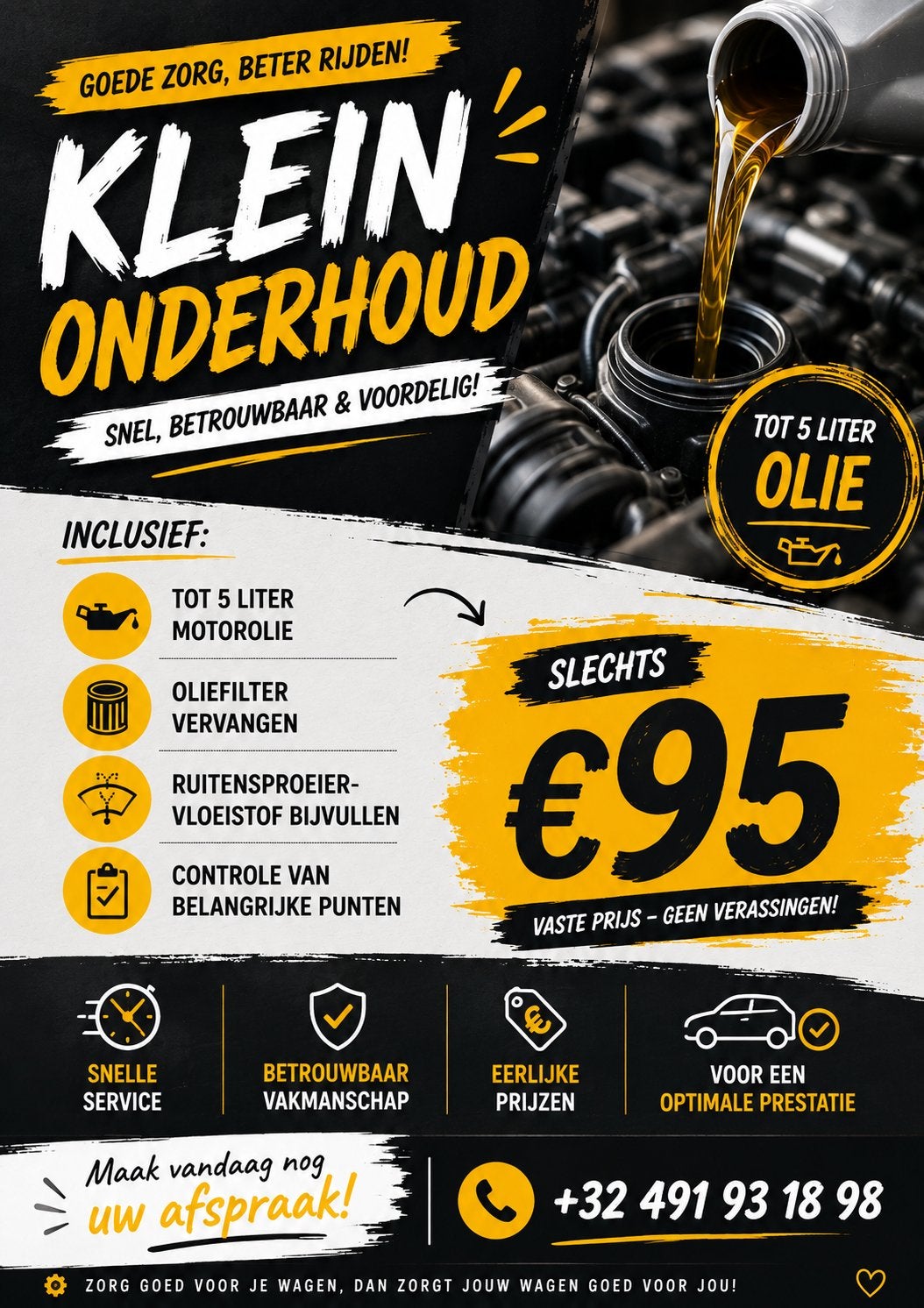 Auto klein onderhoud, Enlèvement ou Envoi