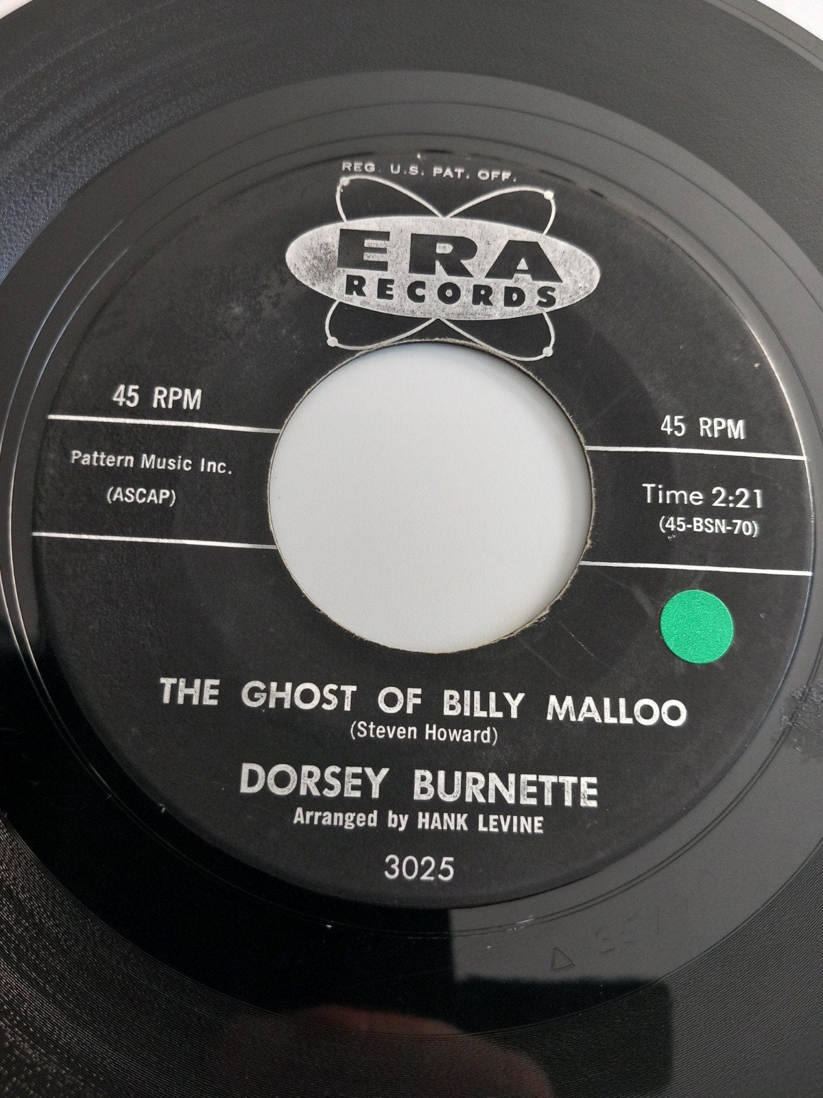 DORSEY BURNETTE. POP-CORN ROCK 60'S USA 45T, Enlèvement ou Envoi