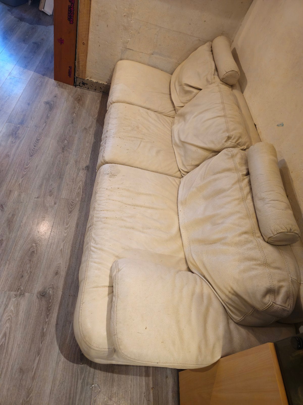 Lederen zetel Gratis, Huis en Inrichting, Ophalen
