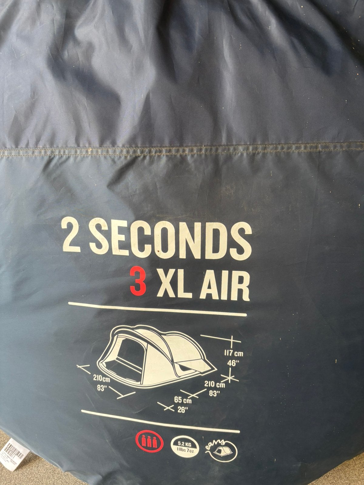 (Festival)tent, Caravanes & Camping, Enlèvement, Comme neuf