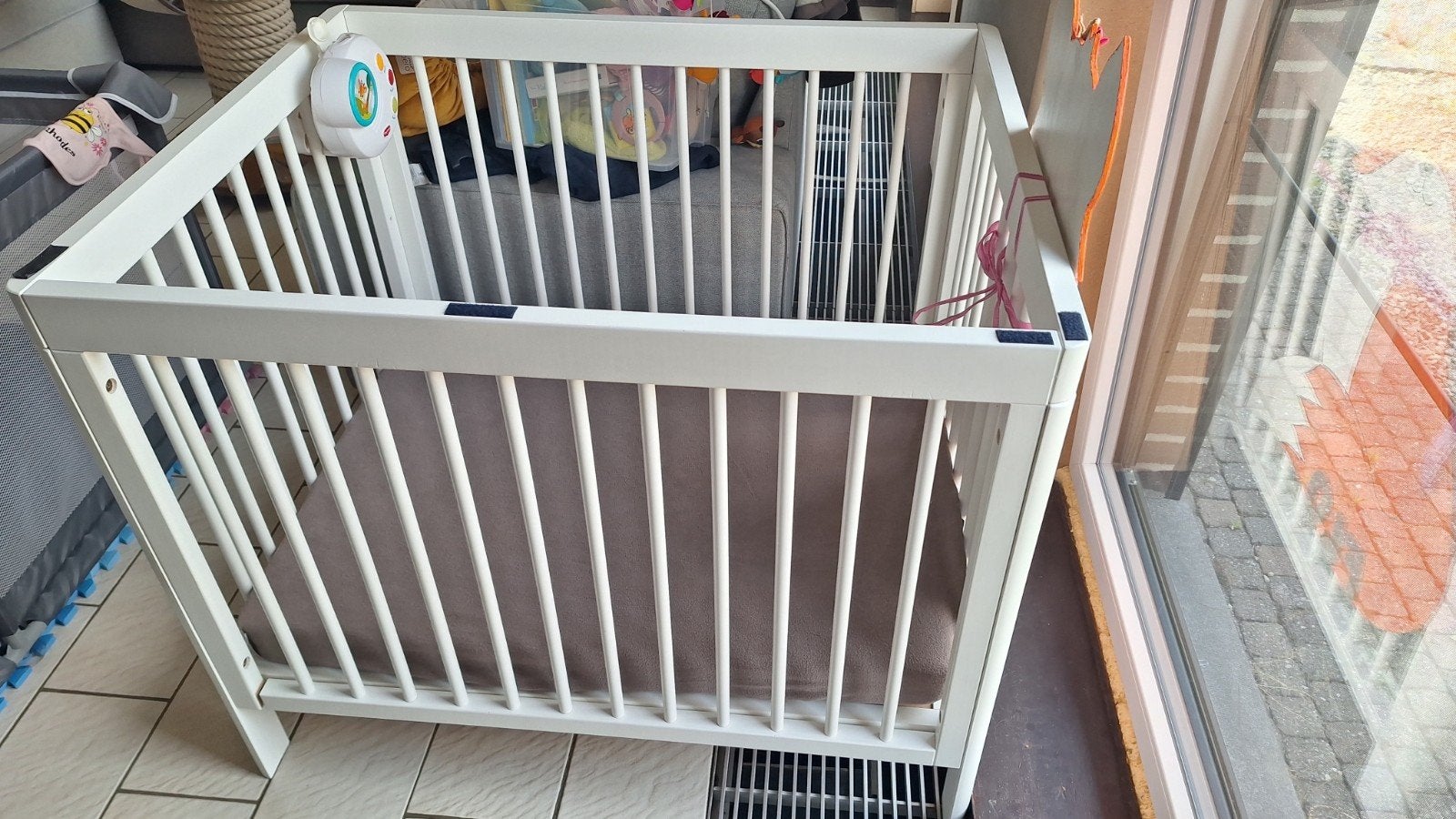 Baby park, Kinderen en Baby's, Babyparken, Ophalen, Gebruikt, Vierkant, In hoogte verstelbaar