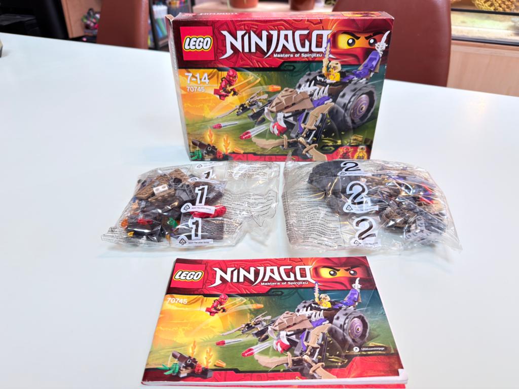 Lego Ninjago 70745 - volledig en uitgesorteerd, Gebruikt, Lego, Ophalen of Verzenden, Compleet
