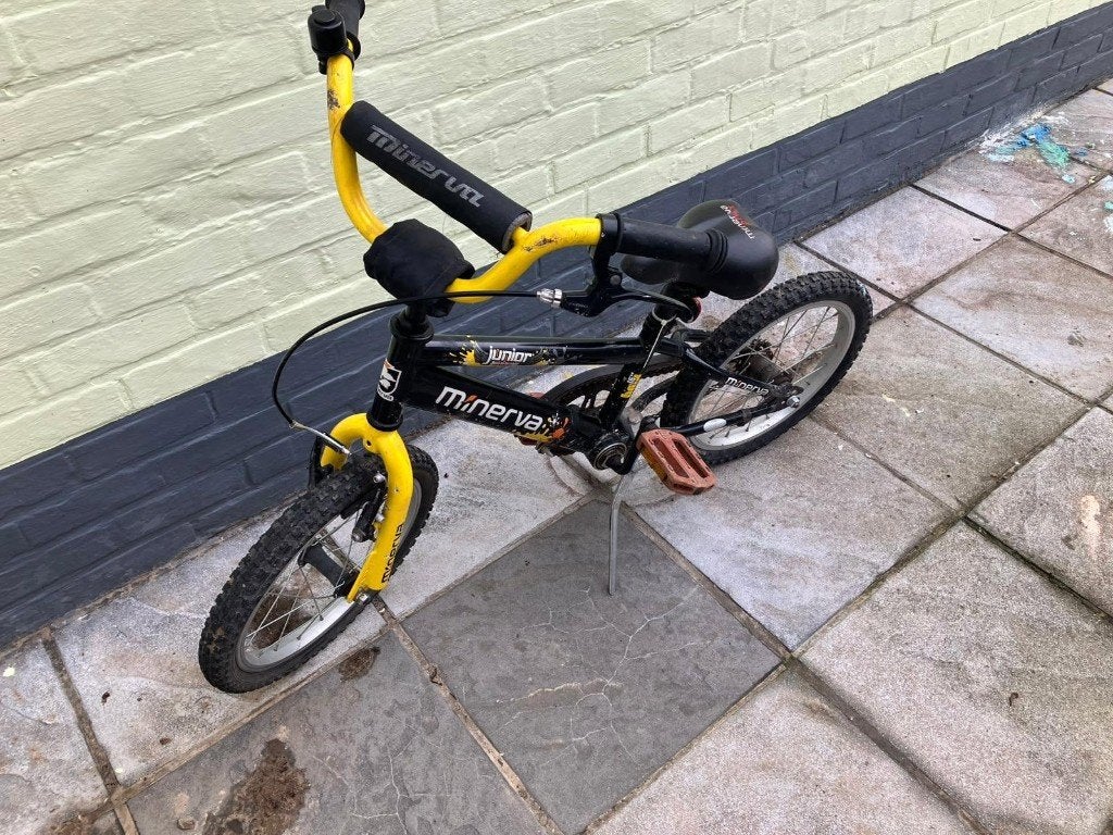 Kinderfiets merk Minerva 16 inch, Vélos & Vélomoteurs, Frein à rétropédalage, Minerva, Enlèvement, Utilisé