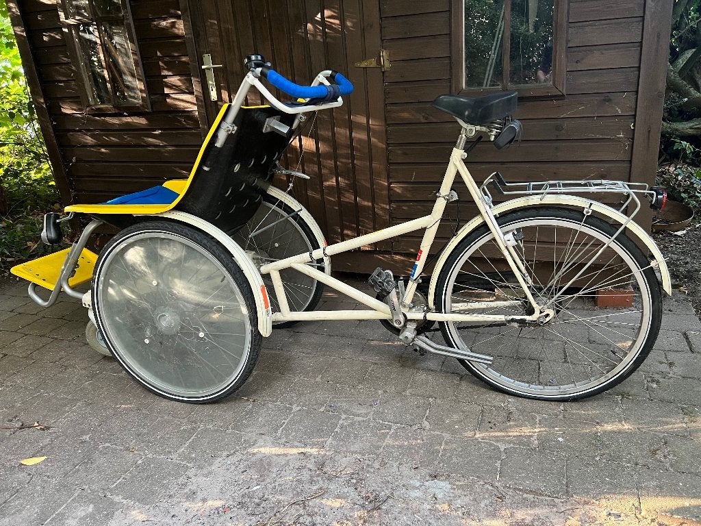 Duofiets / rolstoelfiets, Ophalen, Gebruikt
