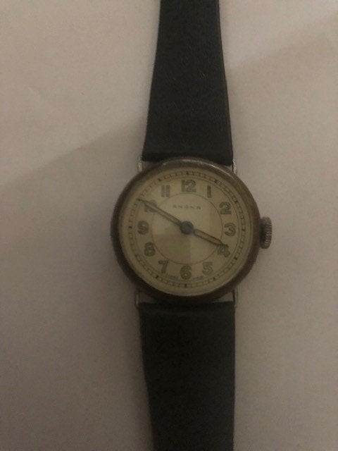 Montre ancienne ANONA, Montre-bracelet, Autres marques, 1930 à 1960, Enlèvement ou Envoi