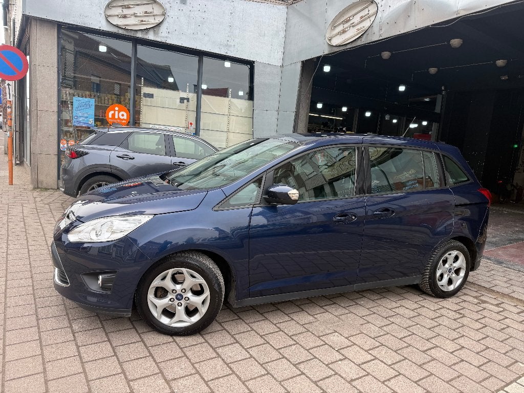 Ford Grand C-Max 1.6 Benzine 1st Proprio Carnet Ford, Auto's, Ford, Bedrijf, Te koop, C-Max, ABS, Airbags, Airconditioning, Alarm