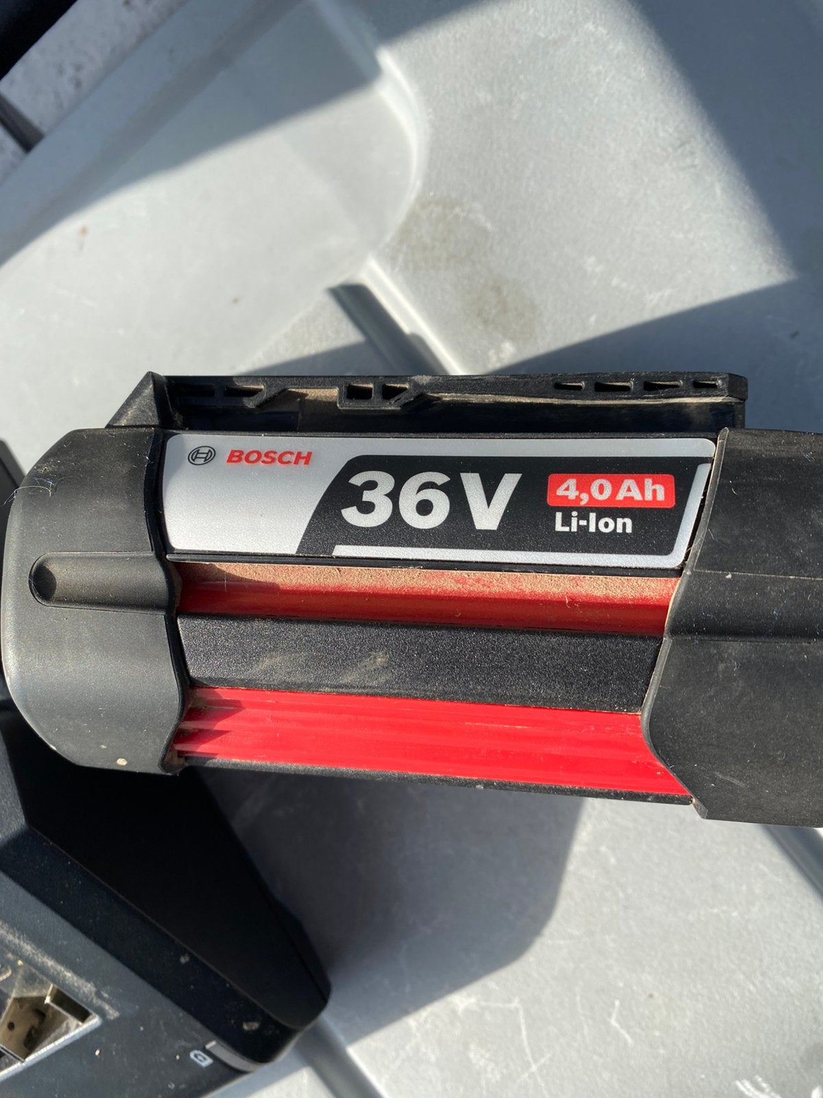 Bosch batterij 36 V  4,0 ah, Ophalen, Gebruikt, Oplaadbaar