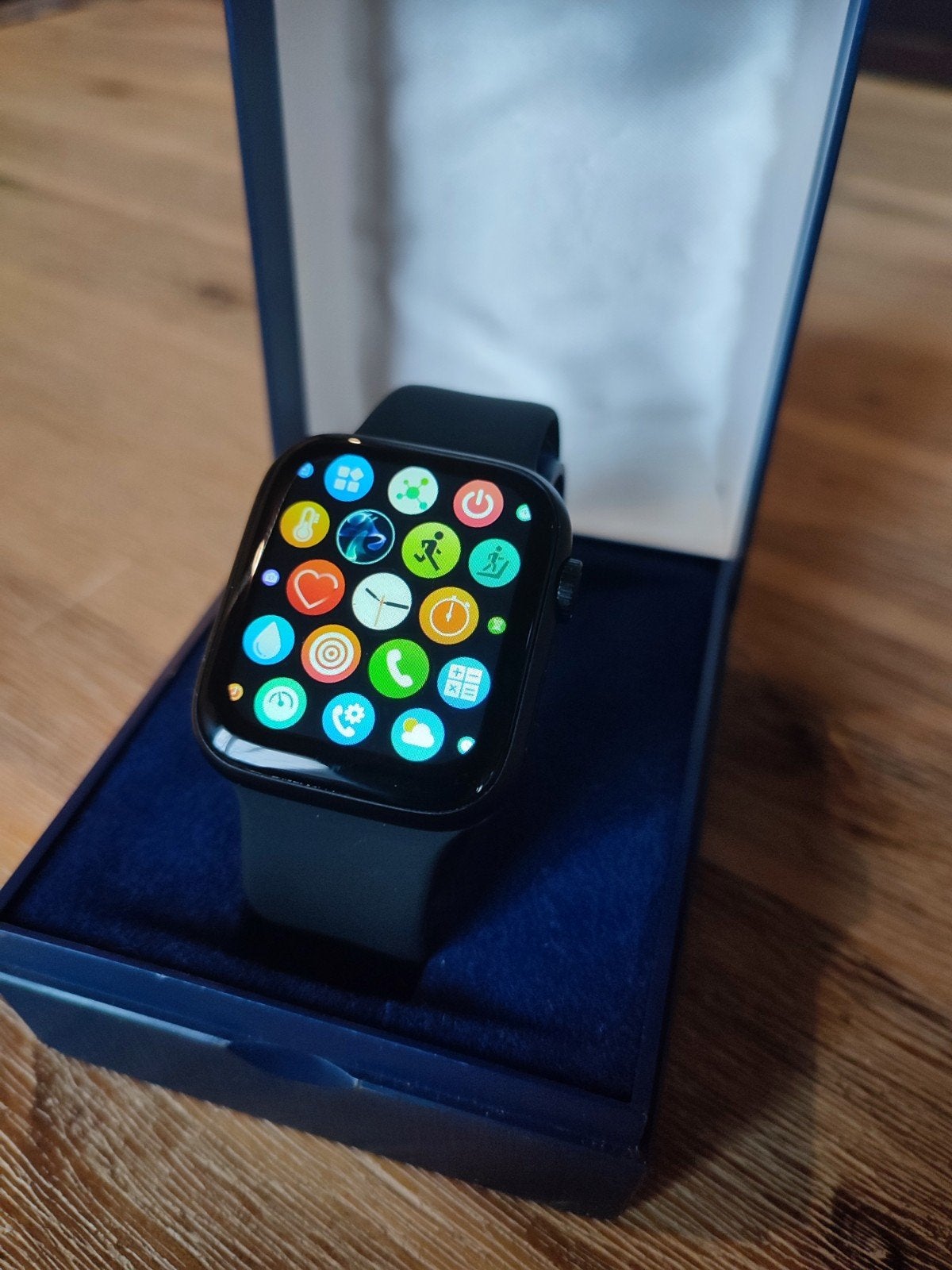 Smartwatch Series 9 oled Nieuw, Ophalen, Zwart, Calorieverbanding, Nieuw