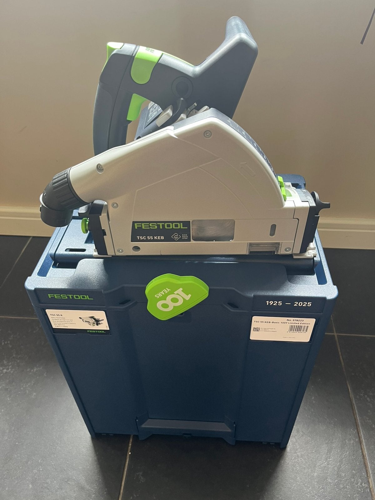 Festool invalzaag tsc 55 keb basic-nieuw incl. Garantie, Enlèvement, Neuf, Scie plongeante, 30 à 70 mm