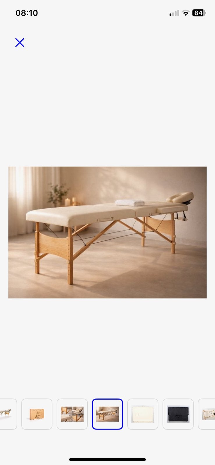 Massagetafel, Sports & Fitness, Produits de massage, Enlèvement, Comme neuf, Table de massage