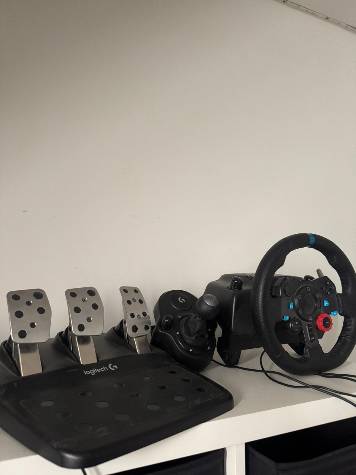 Logitech G29 Driving Force Racing Wheel + Shifter, Games en Spelcomputers, Ophalen, Gebruikt, Overige controllers