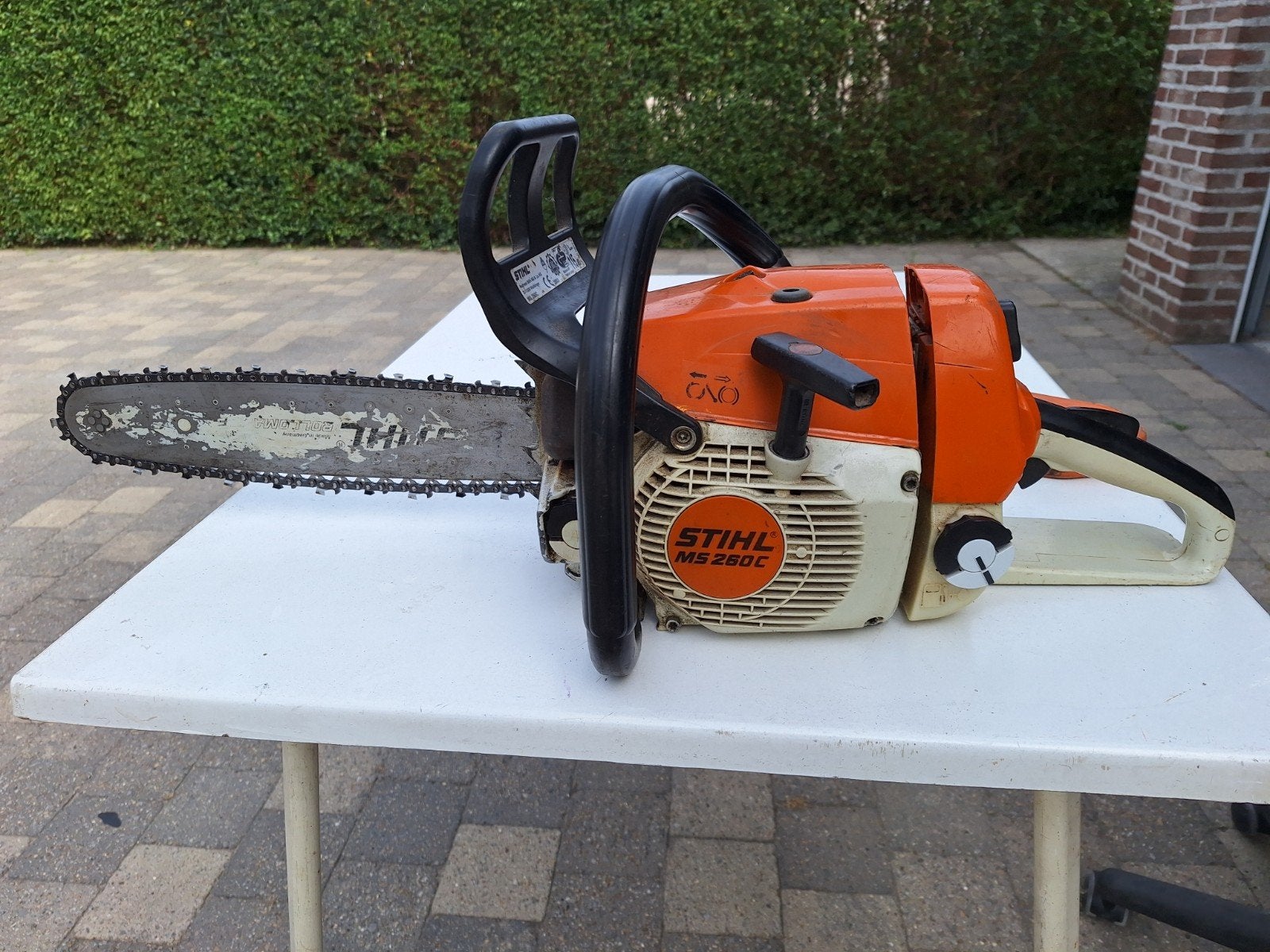 Stihl ms260, Ophalen