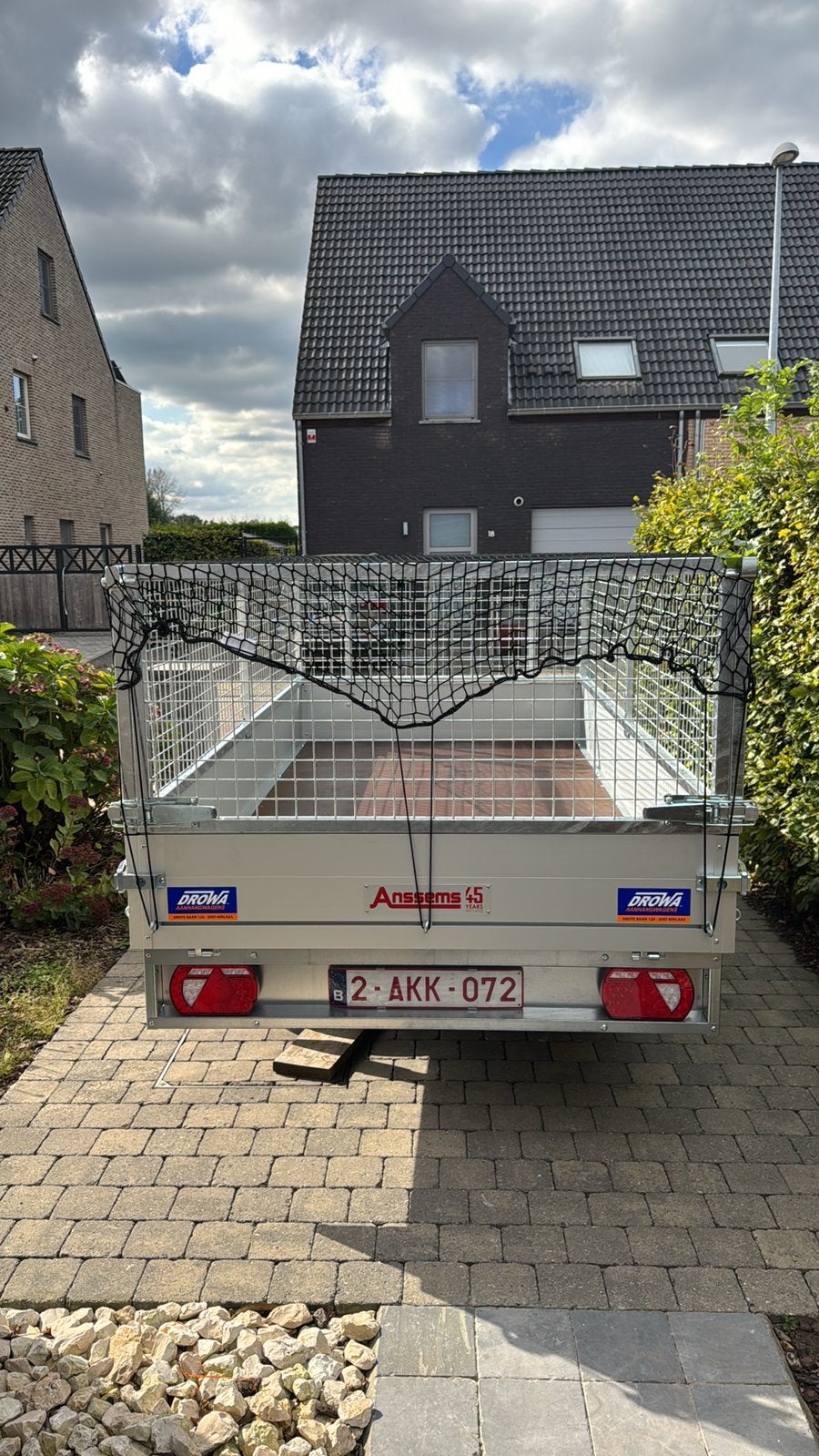Aanhangwagen 750 kg – 3,0 m x 1,5 m – Goede staat, Enlèvement, Comme neuf