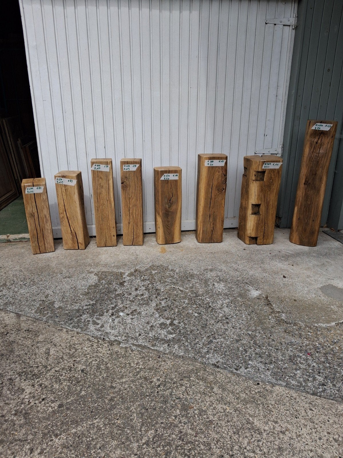 Colonnes en chêne, Maison & Meubles, Ameublement | Revêtements de sol, Enlèvement